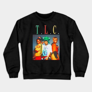 TLC // Retro Style Design Crewneck Sweatshirt